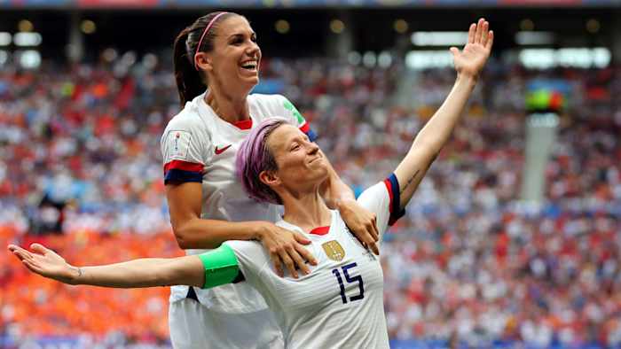 Megan Rapinoe and Alex Morgan led the USA to the Women's World Cup title